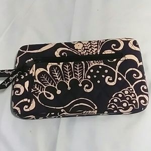 Vera Bradley larger hard back wallet or journal